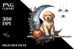 Puppy Dressed for Halloween, Transparent PNG Product Image 2