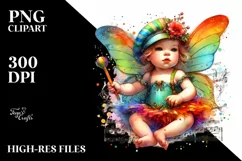 Colorful Hambo Dancer Fairy PNG Product Image 3