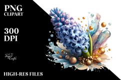 Glossy Hyacinth PNG Product Image 2