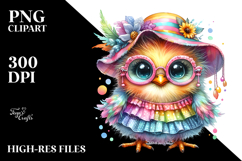 Summer Baby Chicken | Sublimation Clipart Product Image 2