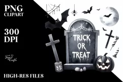 Fantasy Tombstone, Retro PNG Product Image 1