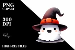 Funny Halloween Clipart PNG Product Image 3