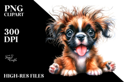 Watercolor Baby Boxer, PNG Product Image 2