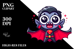 Ridiculously Cute Vampire PNG Product Image 2
