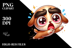 Playful Cartoon Dog with Bow Tie, PNG Product Image 2