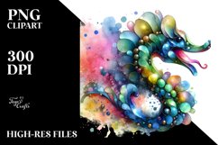 Abstract Flowers Watercolor Splash Product Image 3