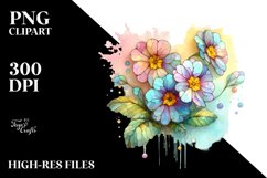 Stained Primrose | Clipart Product Image 3