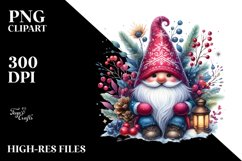 Vibrant Winter Gnome PNG Product Image 3