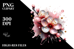 Glossy Cherry Blossom, PNG Product Image 2