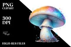 Detailed Shiny Mushroom PNG Product Image 3