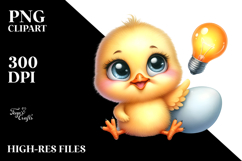 Cute Baby Chick Clipart Product Image 2