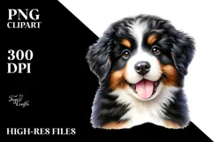 Baby Bernese Mountain Dog PNG Product Image 2