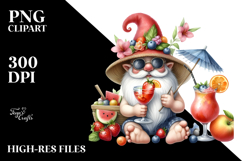 Whimsical Gnome Cocktail PNG Product Image 2