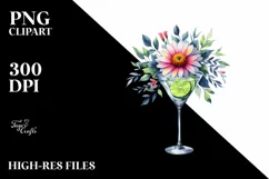 Watercolor Gimlet Clipart Product Image 3