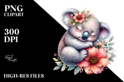 Adorned Baby Koala, Transparent PNG Product Image 2