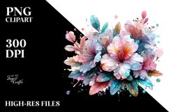 Abstract Pastel Shiny Rhododendron Made of Material Product Image 6