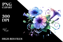 Elegant Petunia, Detailed PNG Product Image 2