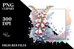 Abstract Pastel Shiny Foxglove Made of Material Product Image 7