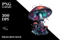 Mystical Celestial Mushroom PNG Product Image 2