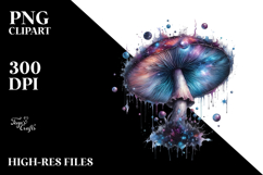 Mystical Celestial Mushroom PNG Product Image 2