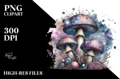 Mystical Celestial Mushroom PNG Product Image 2