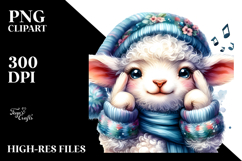 Crazy Baby Lamb Snoring Loudly PNG Product Image 2