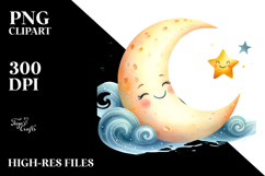 Simple Half Moon PNG Product Image 2