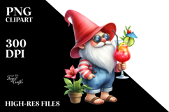 Whimsical Gnome Cocktail PNG Product Image 2