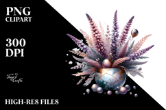 Watercolor Glossy Heather Splash | Sublimation Clipart Product Image 2