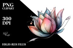 Tulip with Metallic Frame, Transparent PNG Product Image 1