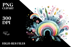 Colorful Whimsical Rainbow PNG Product Image 2