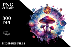 Magical Mushroom Tarot PNG Product Image 2
