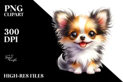 Cute Chihuahua with Big Eyes PNG Product Image 2