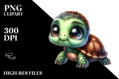 Cute Baby Turtle, Transparent PNG Product Image 2