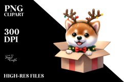 Expressive Baby Shiba Inu, Vibrant PNG Product Image 1