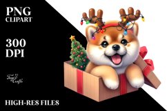 Expressive Baby Shiba Inu, Vibrant PNG Product Image 3