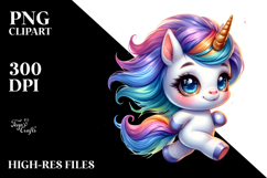 Baby Unicorn Dancing PNG Product Image 2