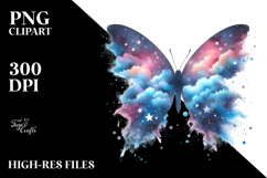 Cute Butterfly Silhouettes PNG Product Image 2