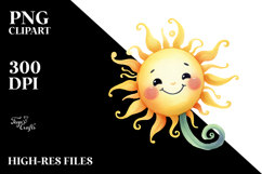 Whimsical Sun PNG Product Image 2