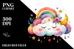 Colorful Baby Boho Cloud Design Product Image 2