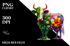 Vibrant Elephant with Flower Details, 20 oz Tumbler Product Image 2