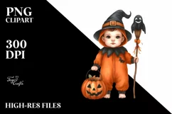 Funny Halloween Baby | Sublimation | Clipart Product Image 3