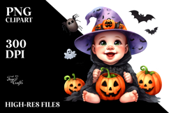 Funny Baby Halloween |Sublimation |Clipart Product Image 2