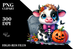 Cute Baby Cow Clipart Product Image 2