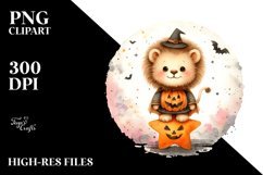 Cute Baby Lion on Star, Transparent PNG Product Image 2