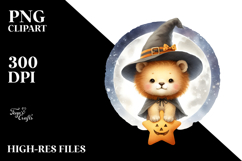 Cute Baby Lion on Star PNG Product Image 2