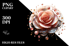 Abstract Rose PNG Product Image 2