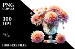 Jar Chrysanthemum Rainbow Product Image 2