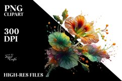 Nasturtium Detailed | Sublimation Clipart Product Image 1