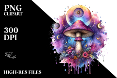 Magical Mushroom Tarot PNG Product Image 2